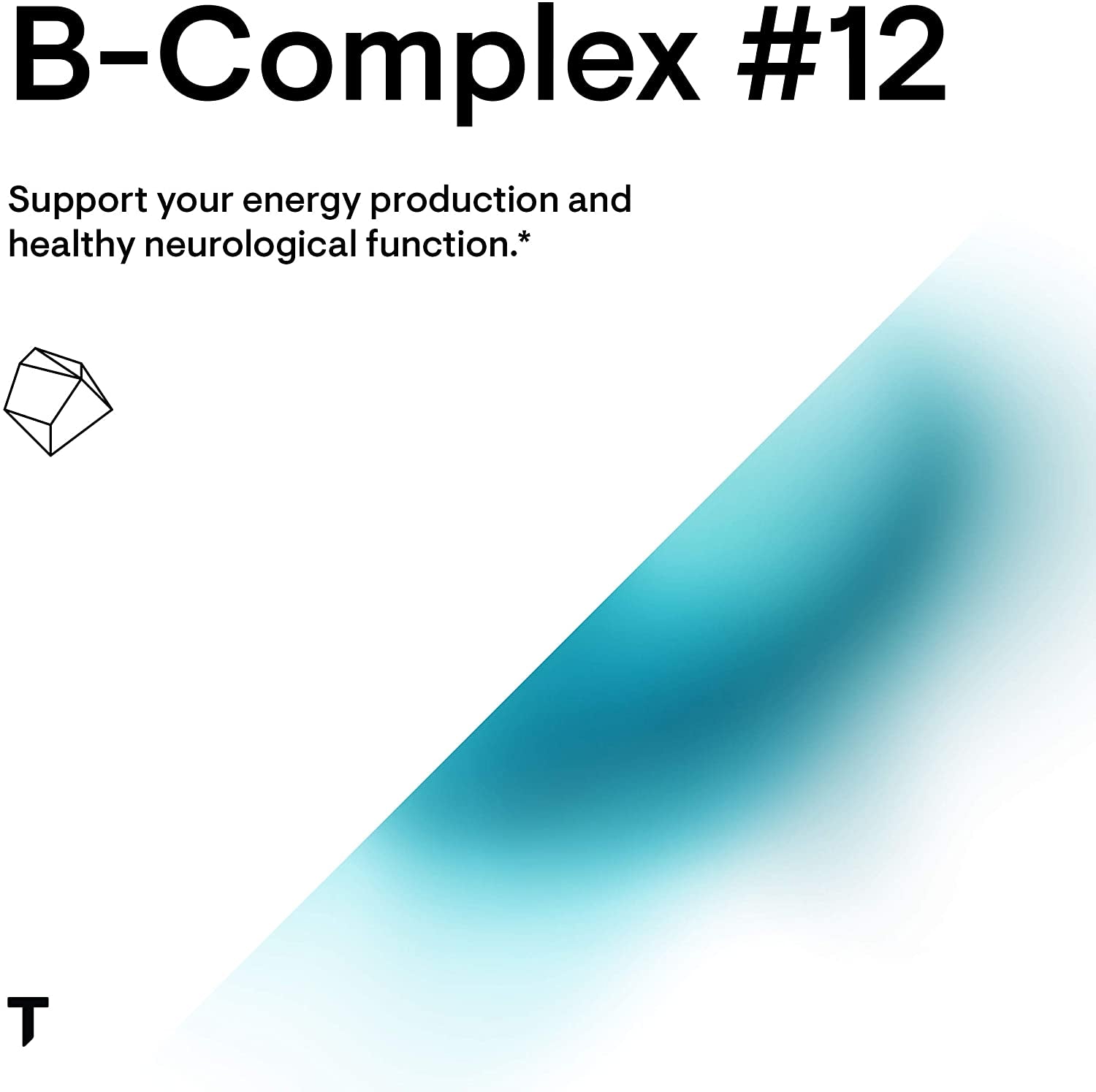 - B-Complex 12 - Vitamin B Complex with Active B12 and Folate - 60 Capsules
